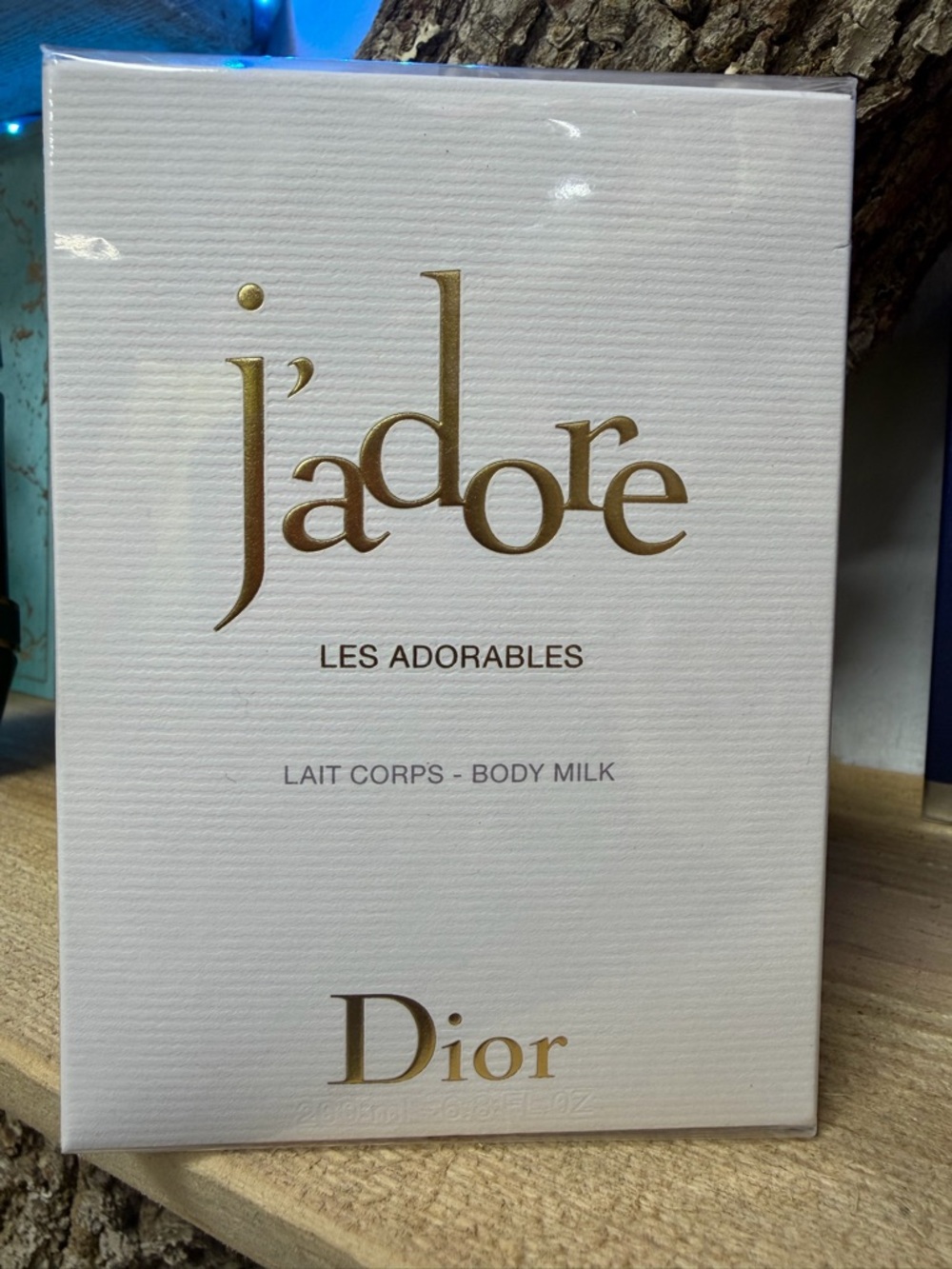 Dior White & Gold J'adore Body Milk Box